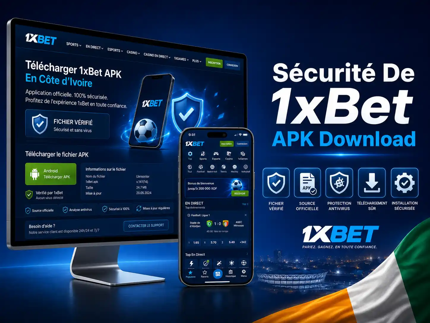 Sécurité De 1xBet APK Download